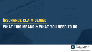 insurance claim denied - what this means & what you need to do