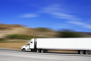 truck on highway