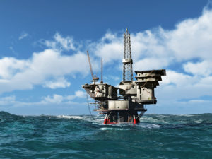 offshore oil well