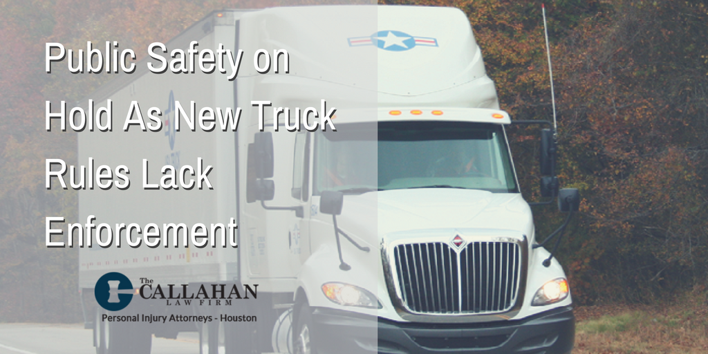 public safety on hold as new truck rules lack enforcement