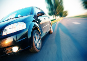 car on highway