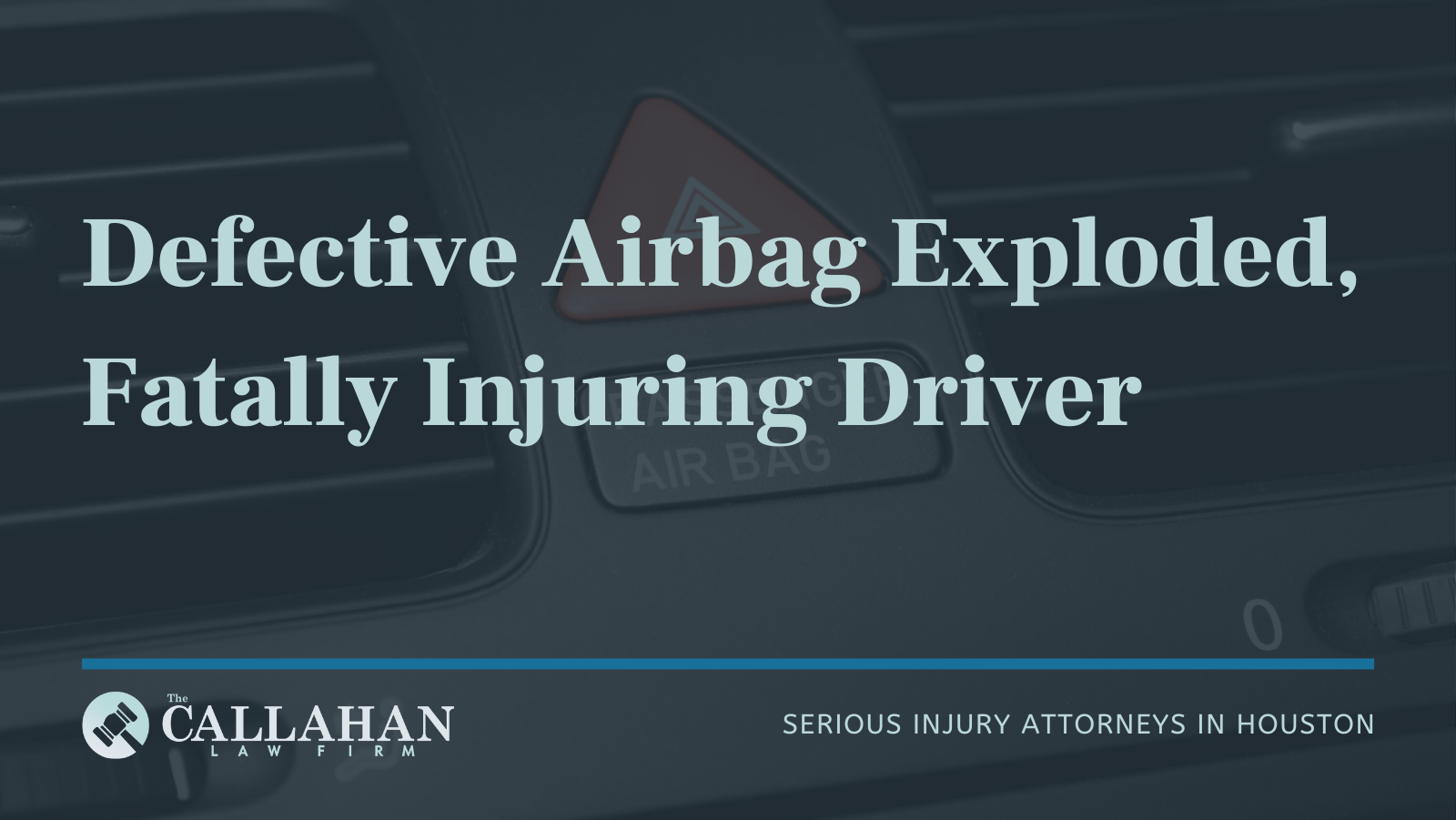 defective airbag exploded, fatally injuring driver