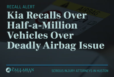 kia recalls over half-a-million vehicles over deadly airbag issue