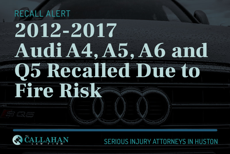 2012-2017 audi a4, a5, a6 and q5 recalled due to fire risk