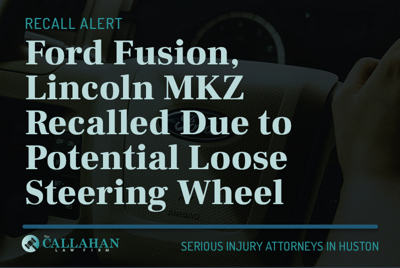ford fusion, lincoln MKZ recalled due to potential loose steering wheel