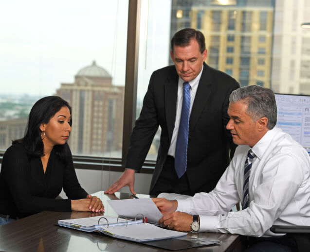 attorneys with client