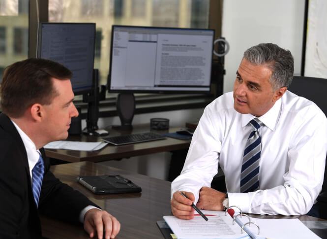 speaking with a trial attorney