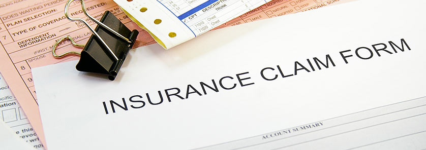 insurance claim banner