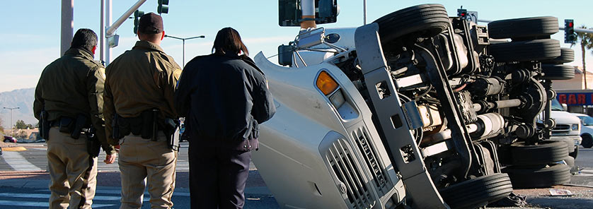 truck accident banner