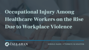 occupational injury among healthcare workers on the rise due to workplace violence