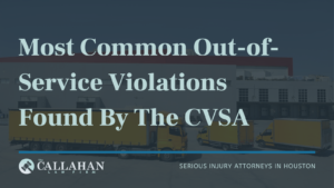 Most Common Out-of-Service Violations Found By The CVSA