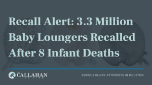 Recall Alert 3.3 Million Baby Loungers Recalled After 8 Infant Deaths