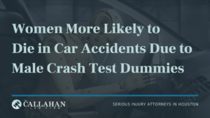 Women More Likely to Die in Car Accidents due to Male Crash Test Dummies