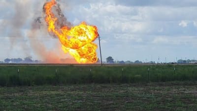 7.8.22_ACCIDENTNEWS_Texas Pipeline Explosion in West Fort Bend County_Photo