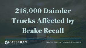 218,000 Daimler Trucks Affected by Brake Recall