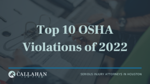 Top 10 OSHA Violations of 2022