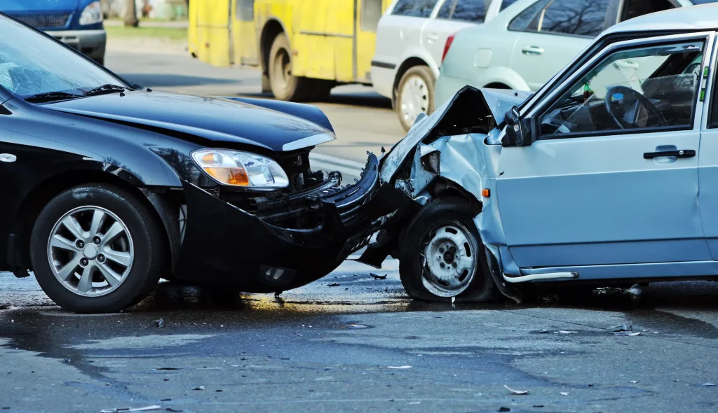 car accident head on