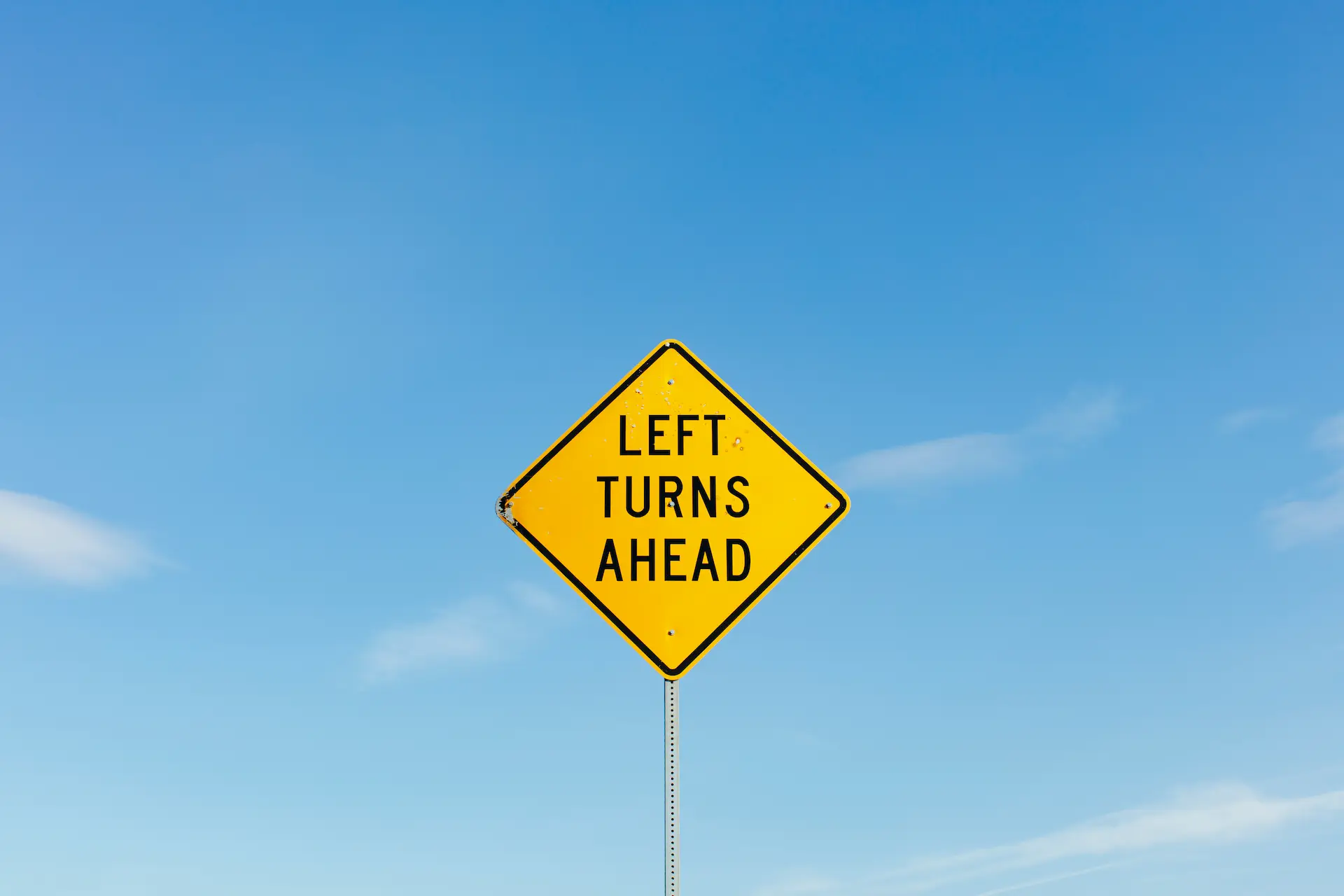 who is at fault in a left turn accident